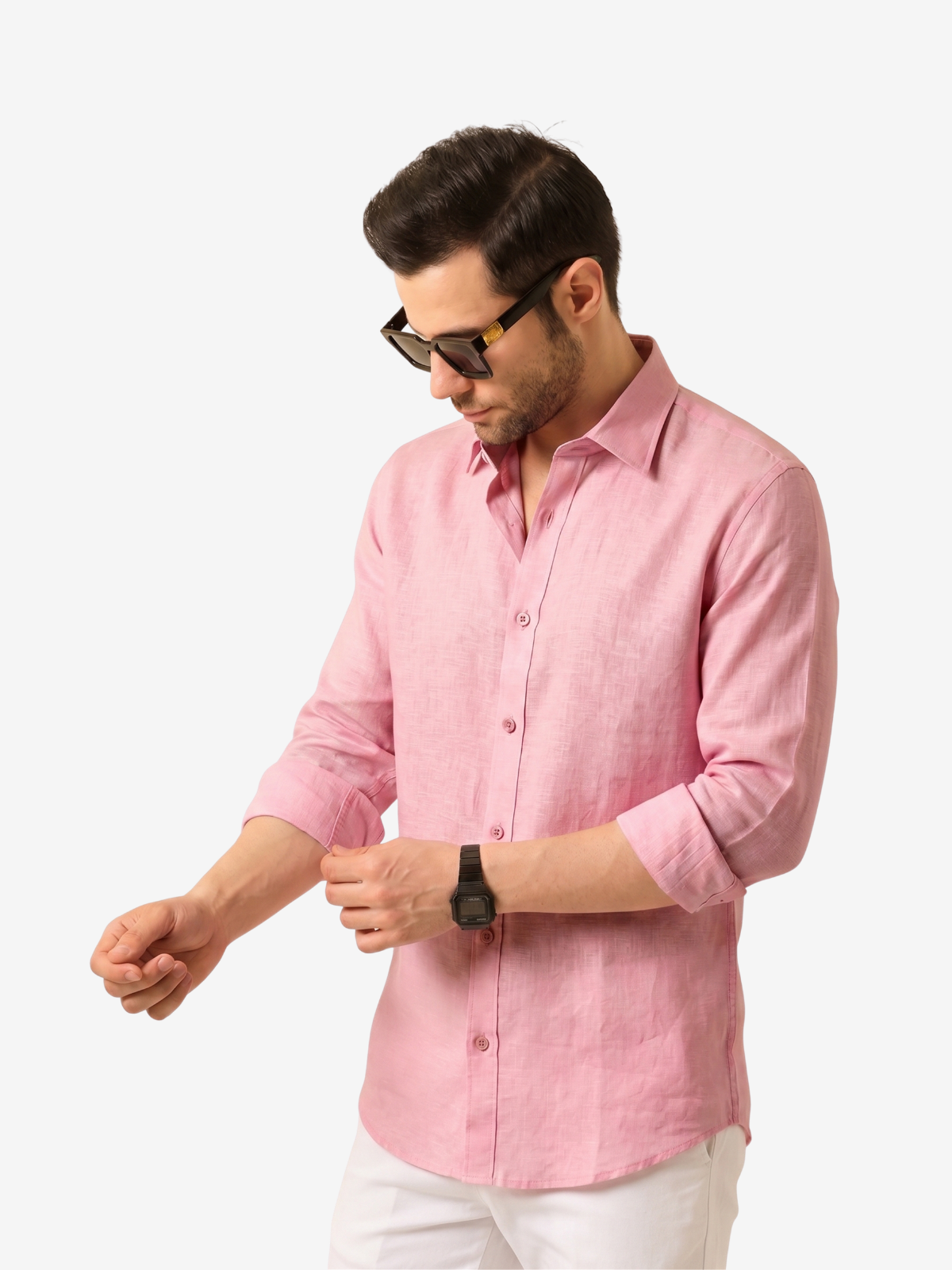 Baby Pink Linen shirt