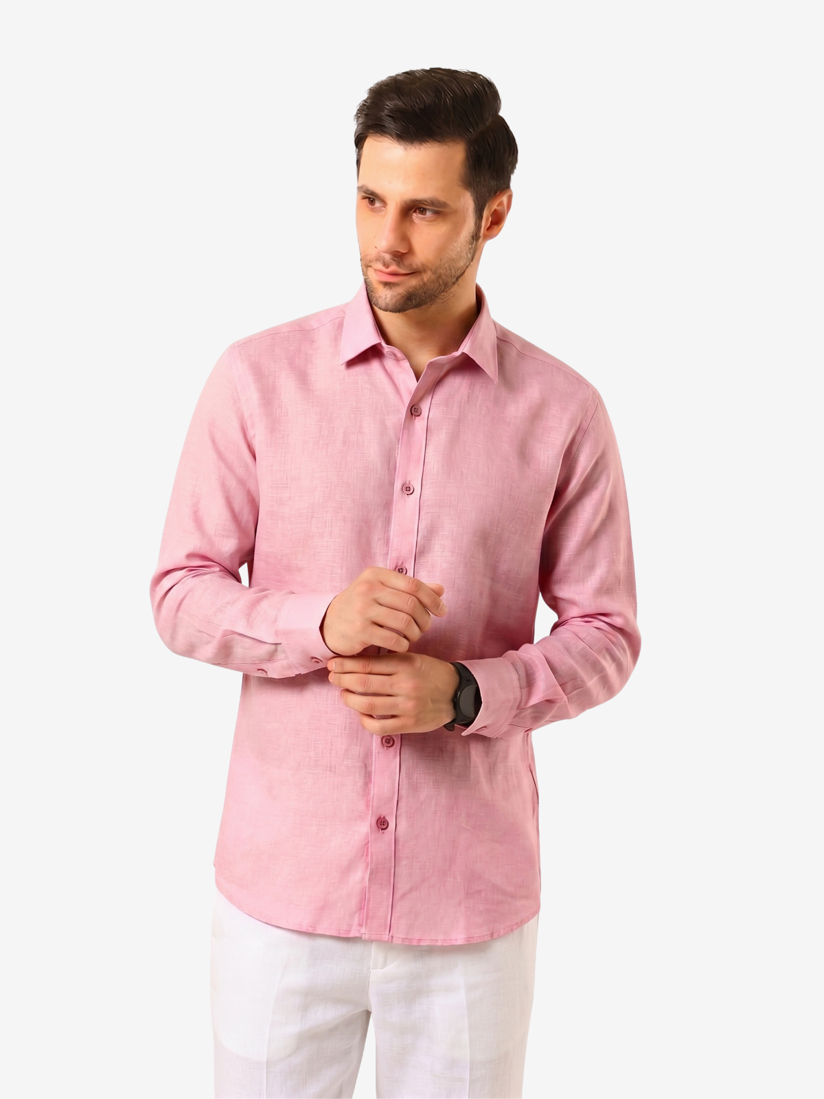 Baby Pink Linen shirt