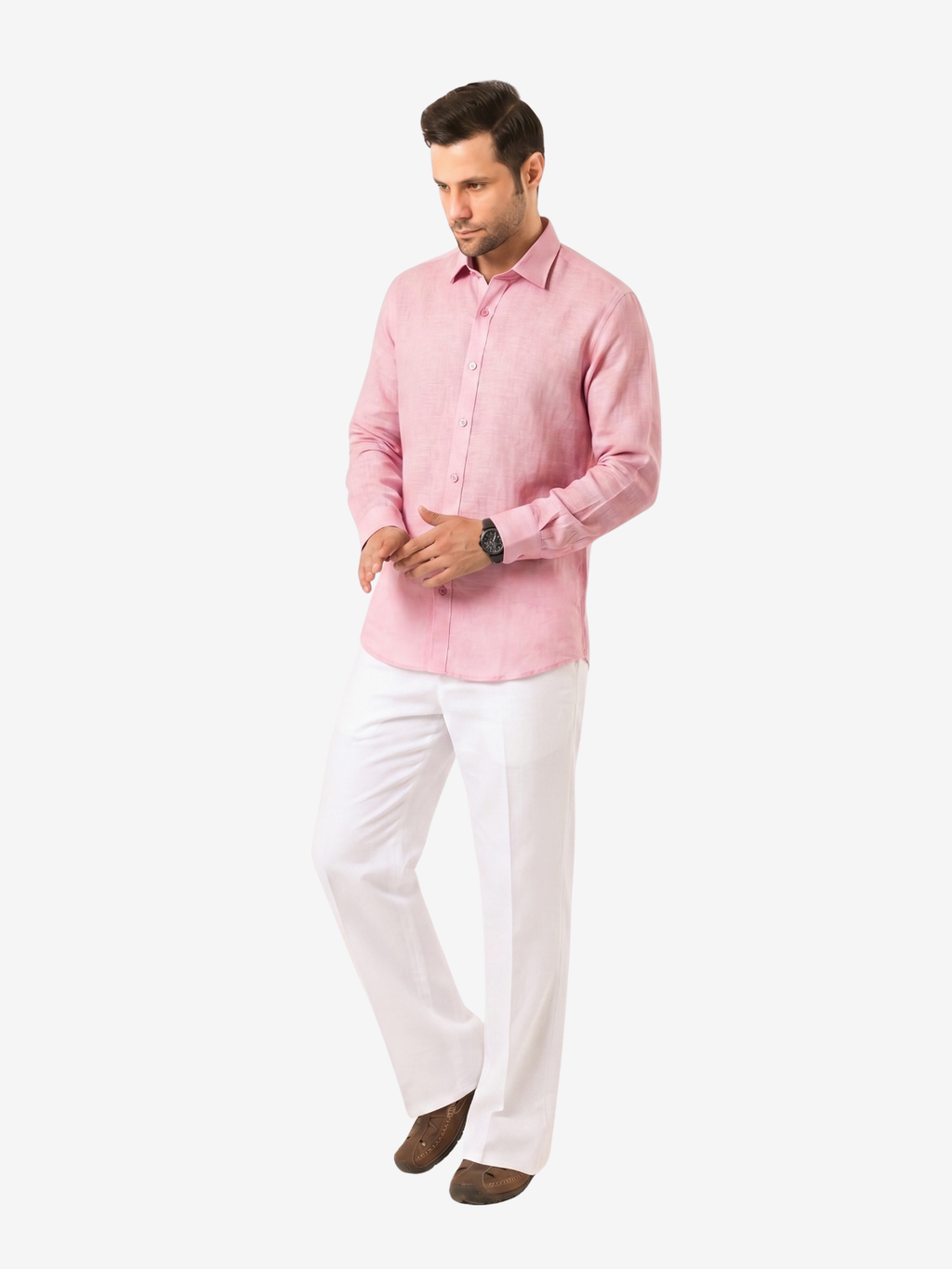 Baby Pink Linen shirt