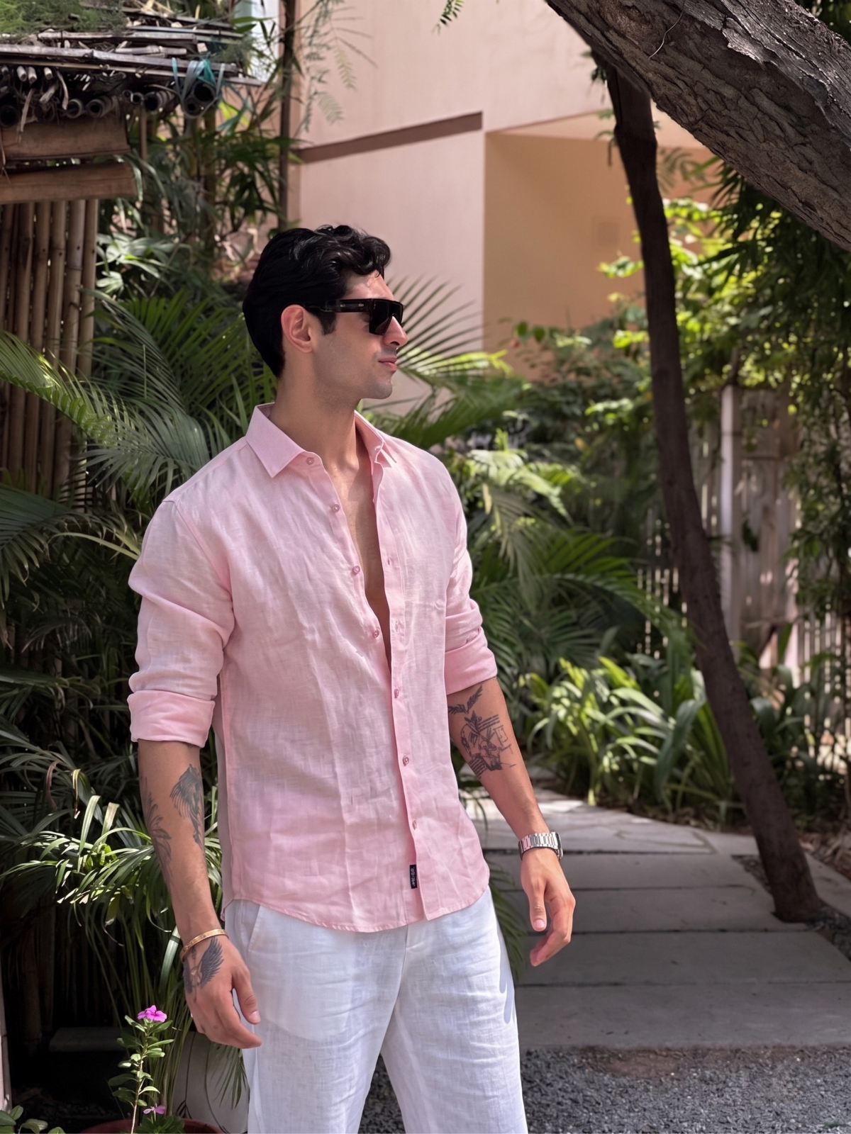 Dusty Pink Linen shirt
