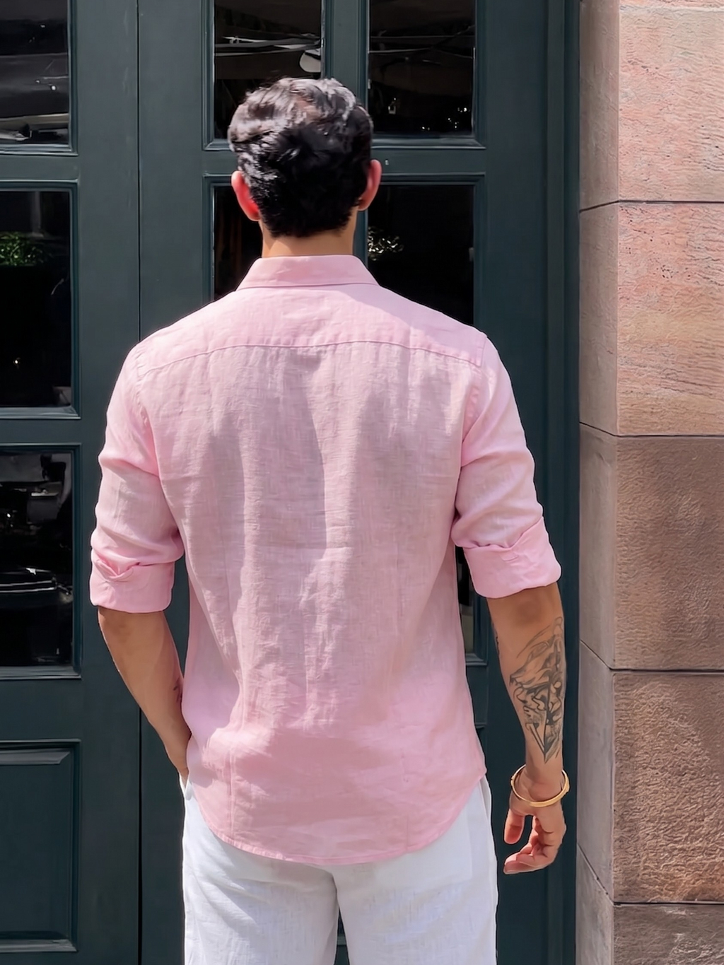 Dusty Pink Linen shirt