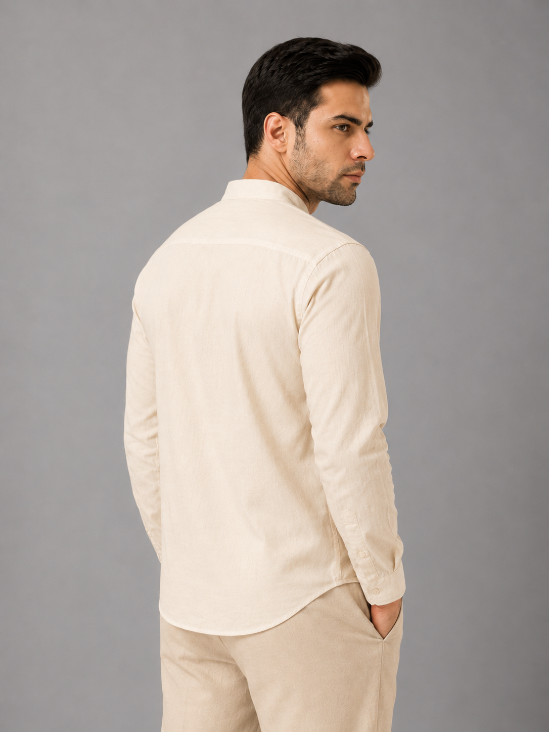 Ivory Mist Linen shirt