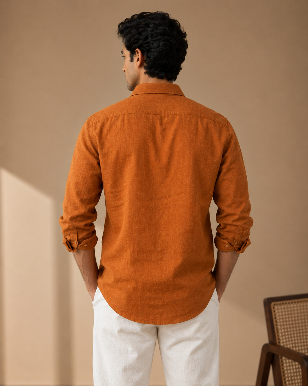Mustard Linen Shirt