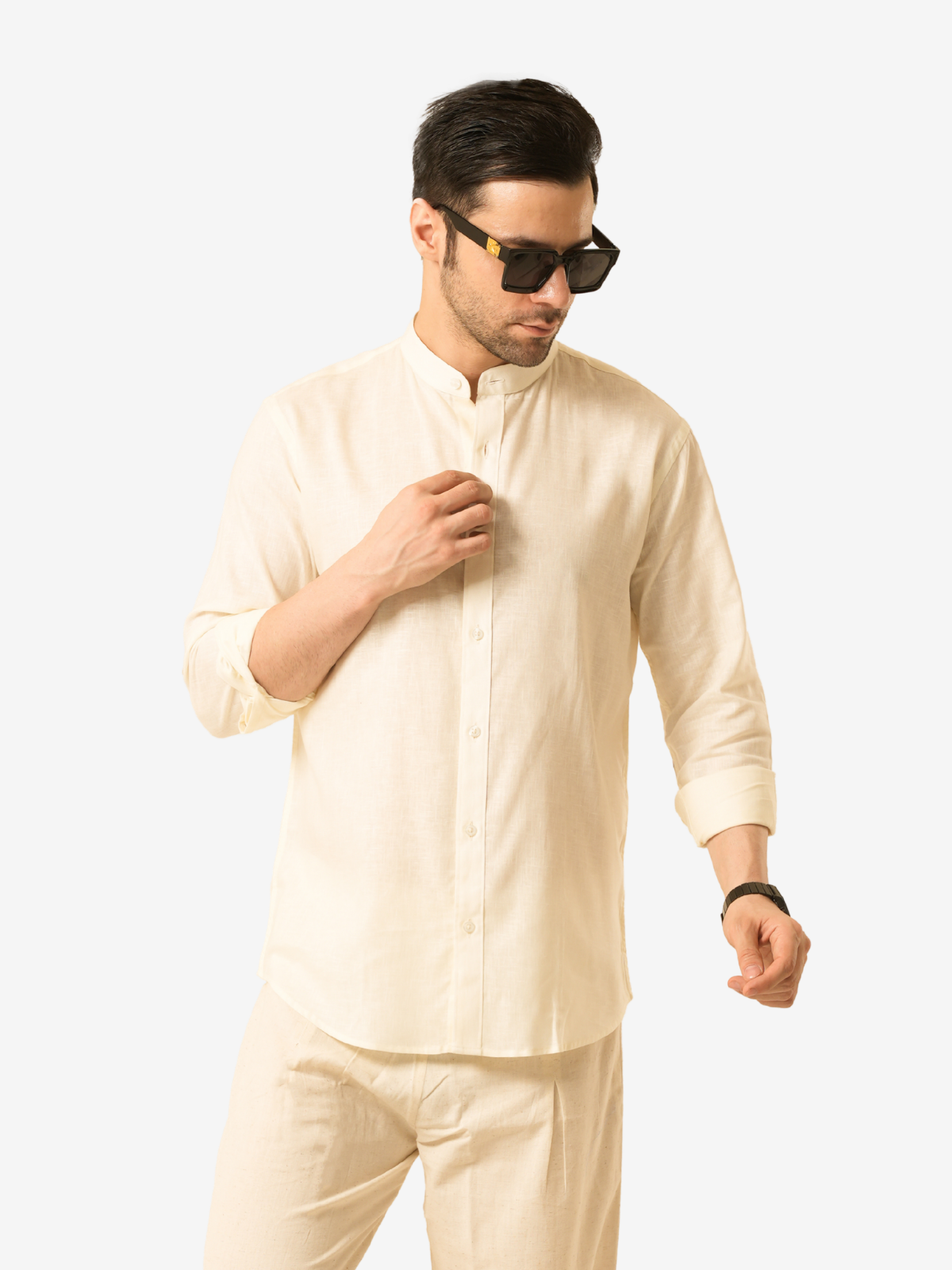 Ivory Mist Linen shirt