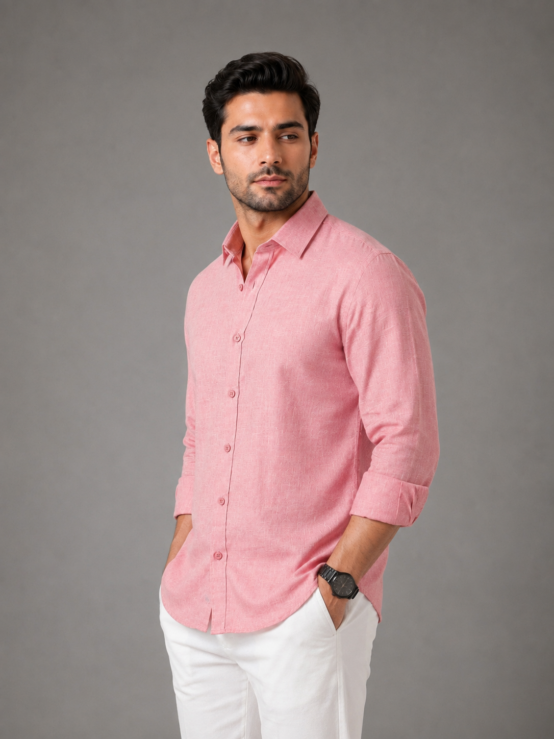 Dusty Pink Linen shirt