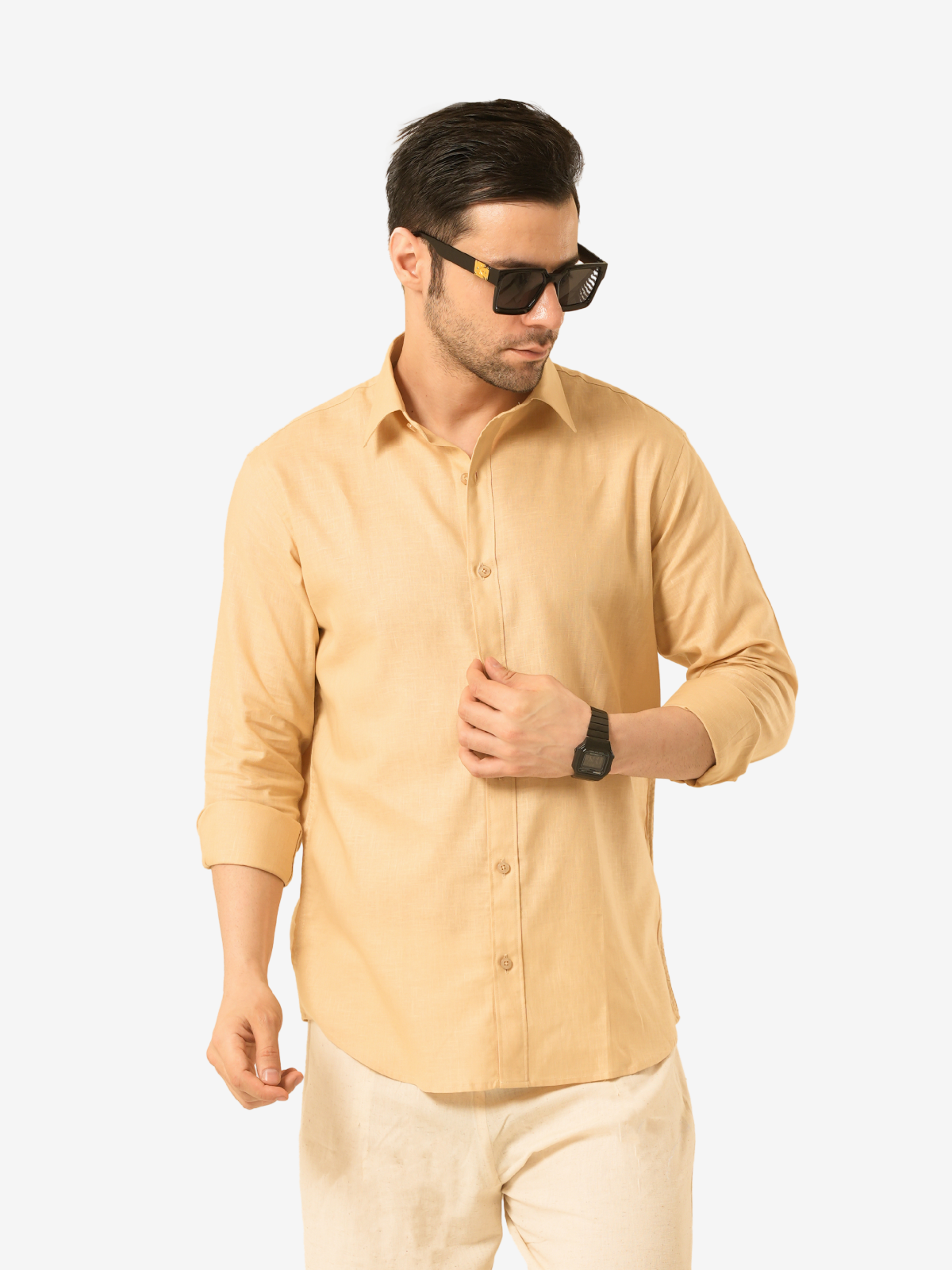 Desert Stone Linen Shirt