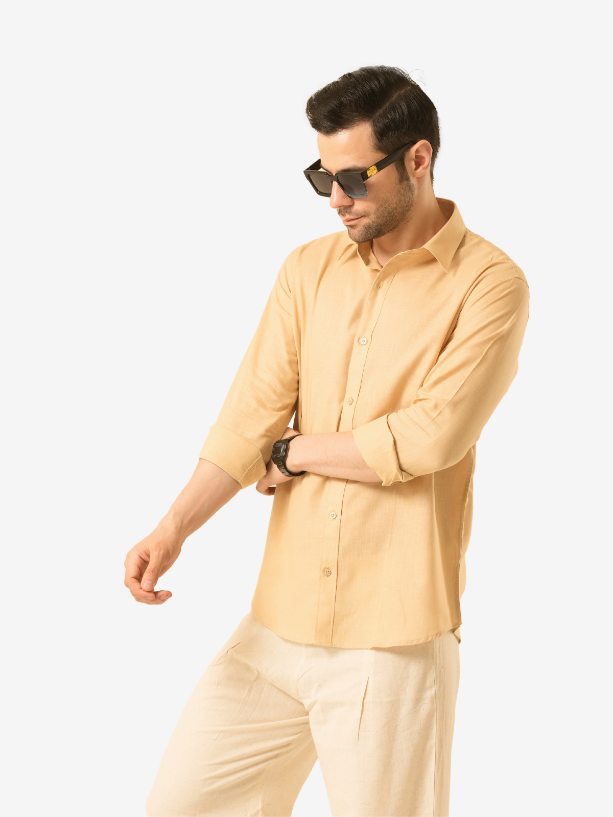 Desert Stone Linen Shirt