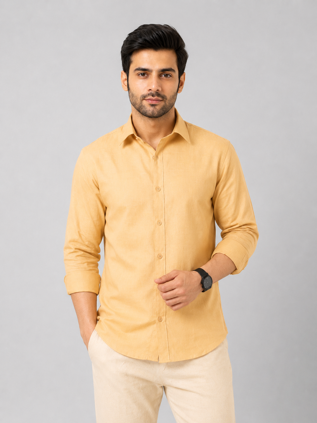 Desert Stone Linen Shirt