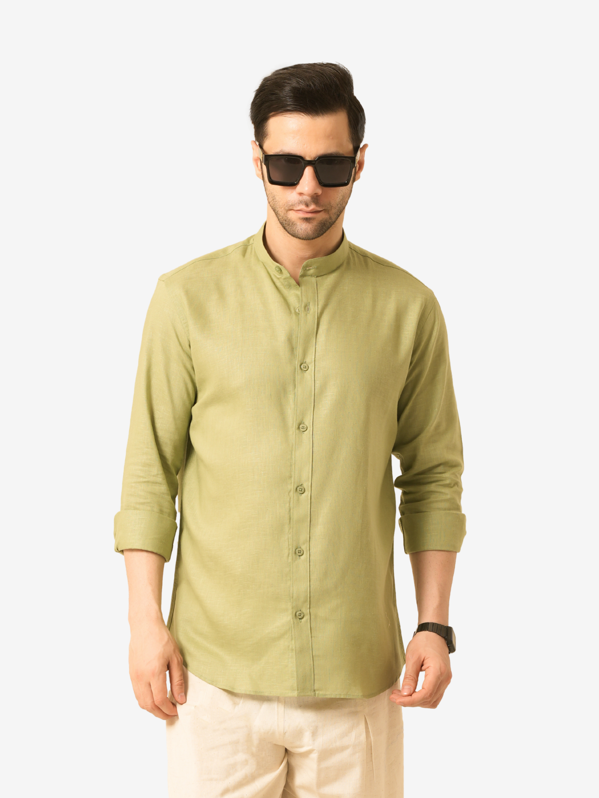 Coastal Sage Linen Shirt