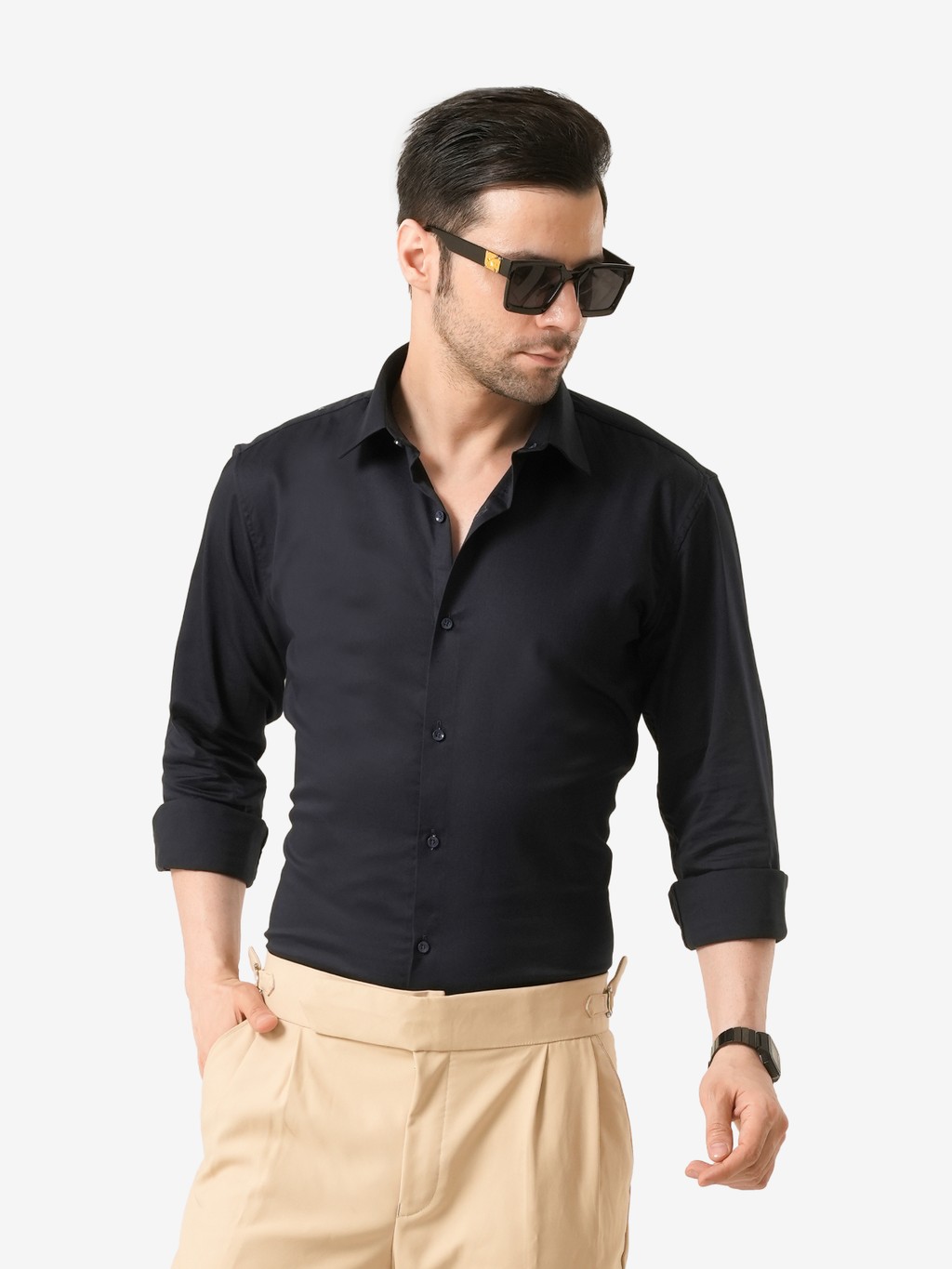Midnight Navy Blue Luxe-Fit