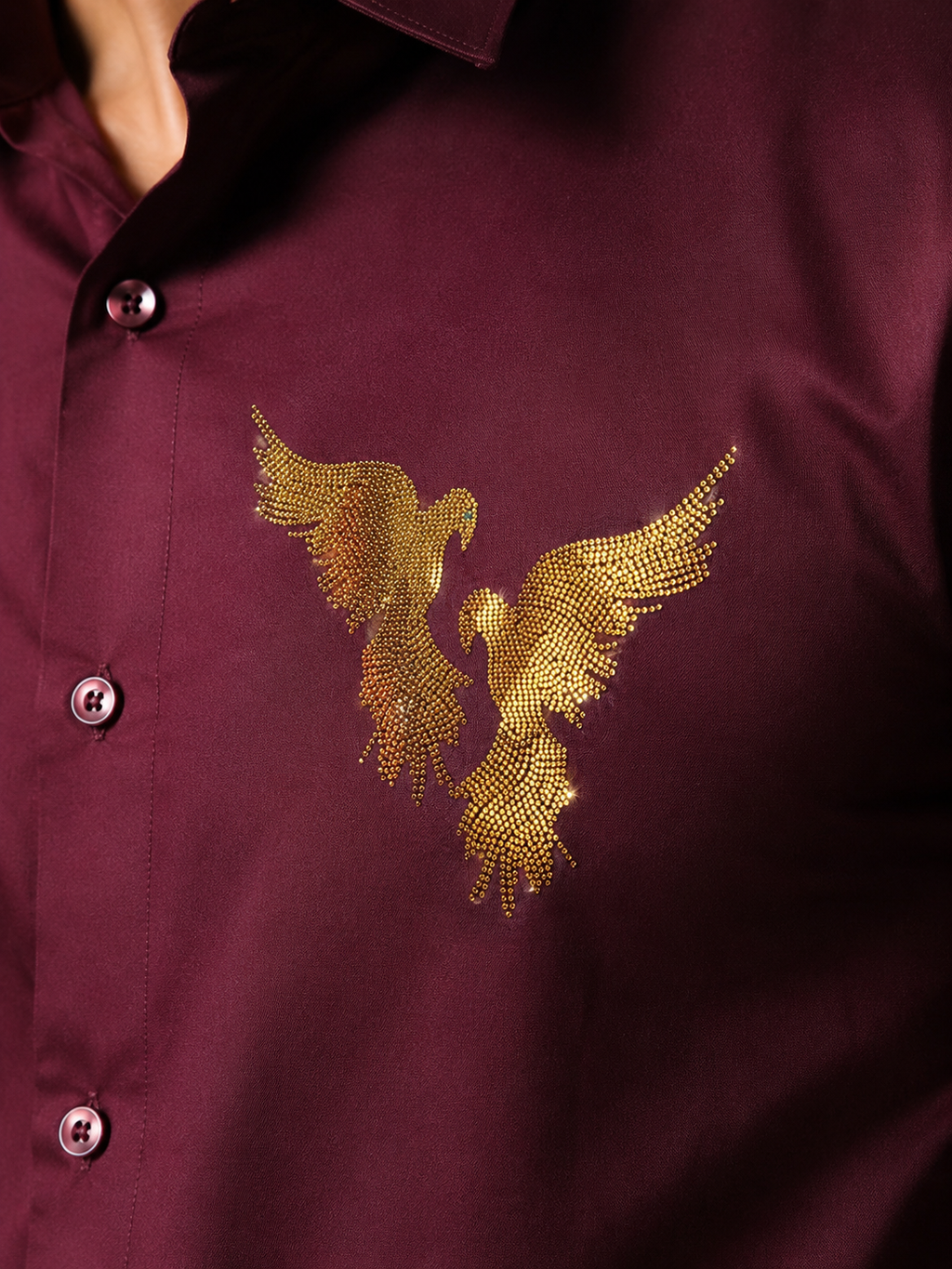 Maroon Falcon Signature Shirt