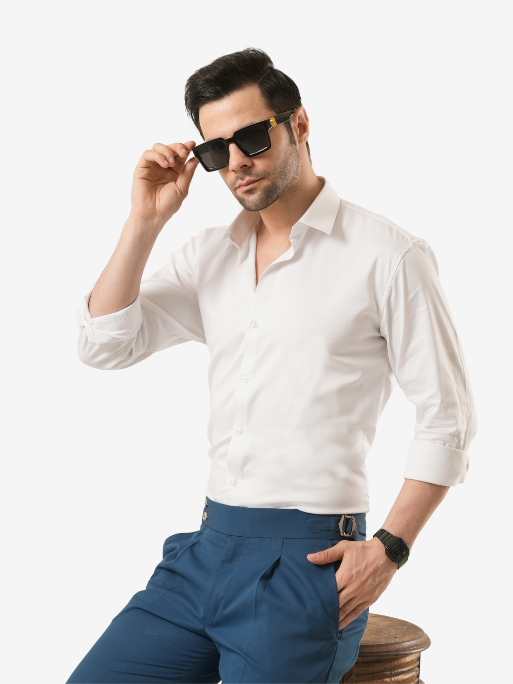 Pure White Premium-Fit