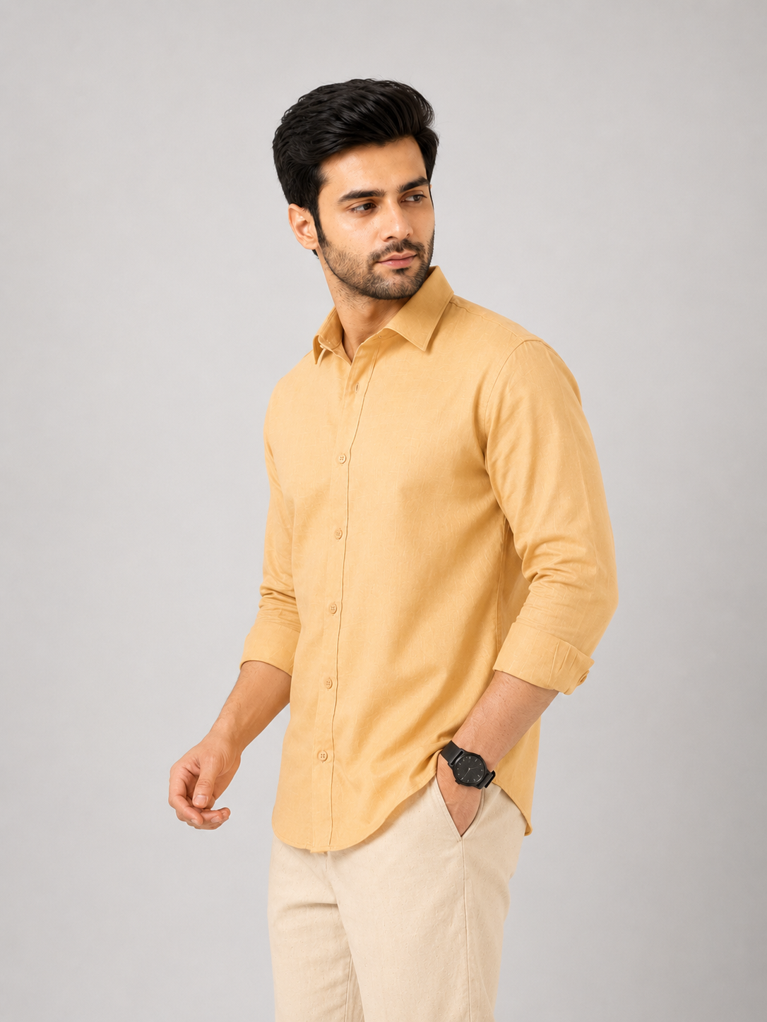 Desert Stone Linen Shirt