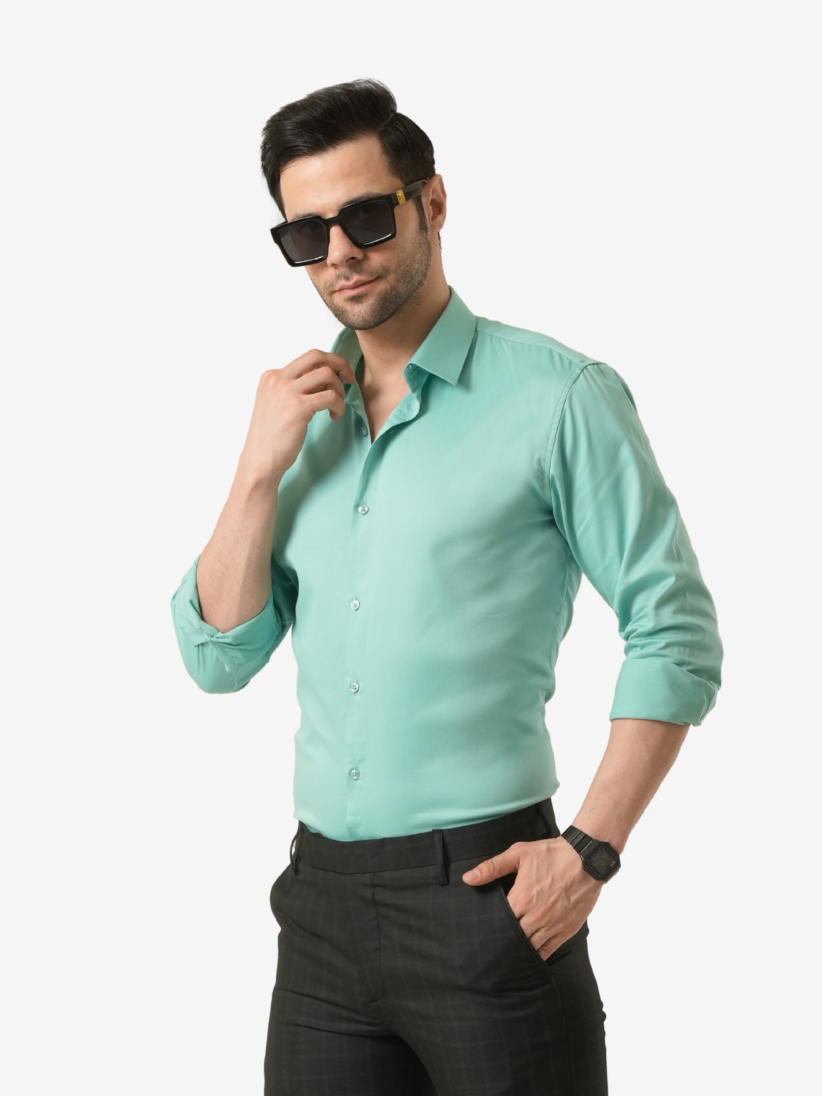 Mineral Teal Luxe Fit