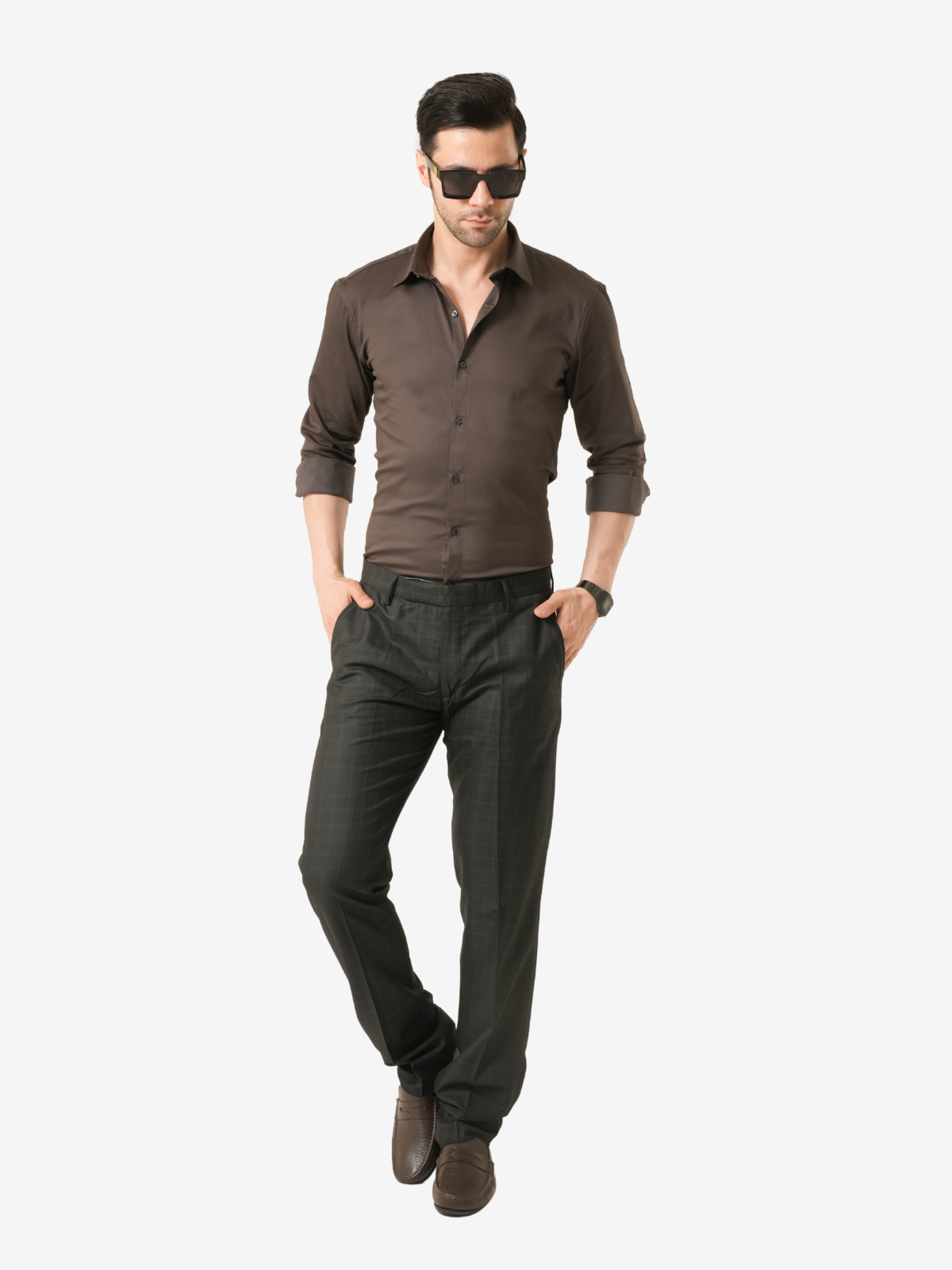 Charcoal Grey Premium Fit