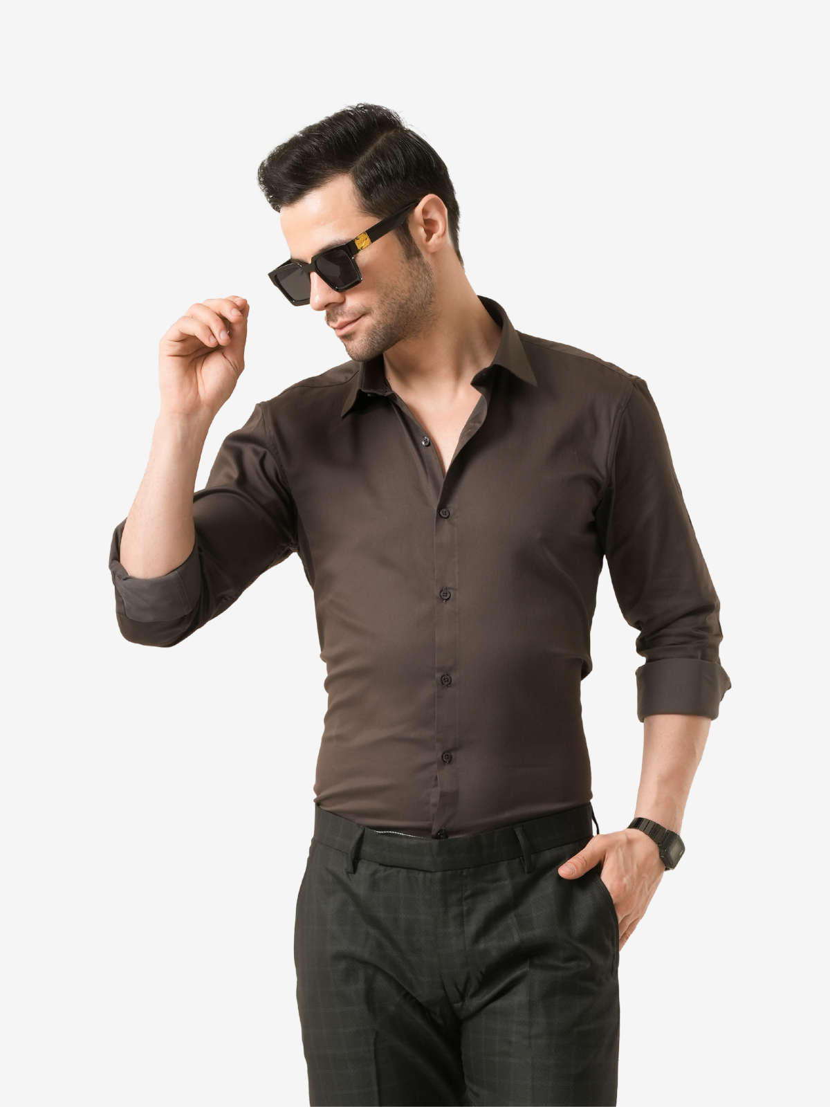 Charcoal Grey Premium Fit