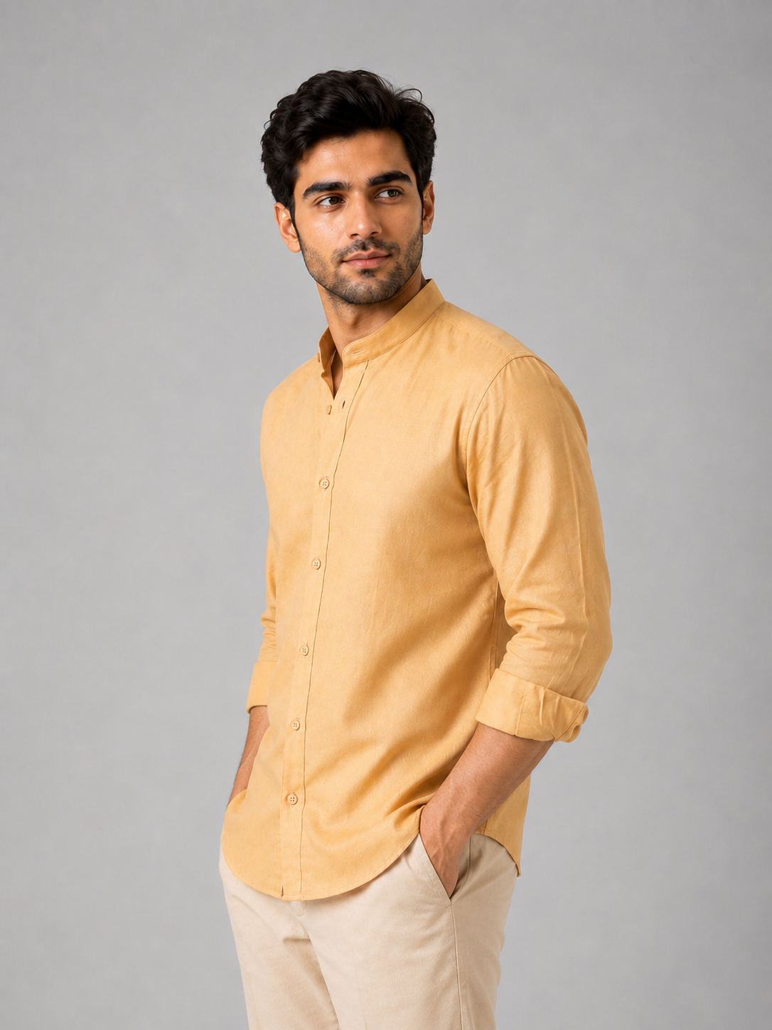 Desert Stone Linen Shirt