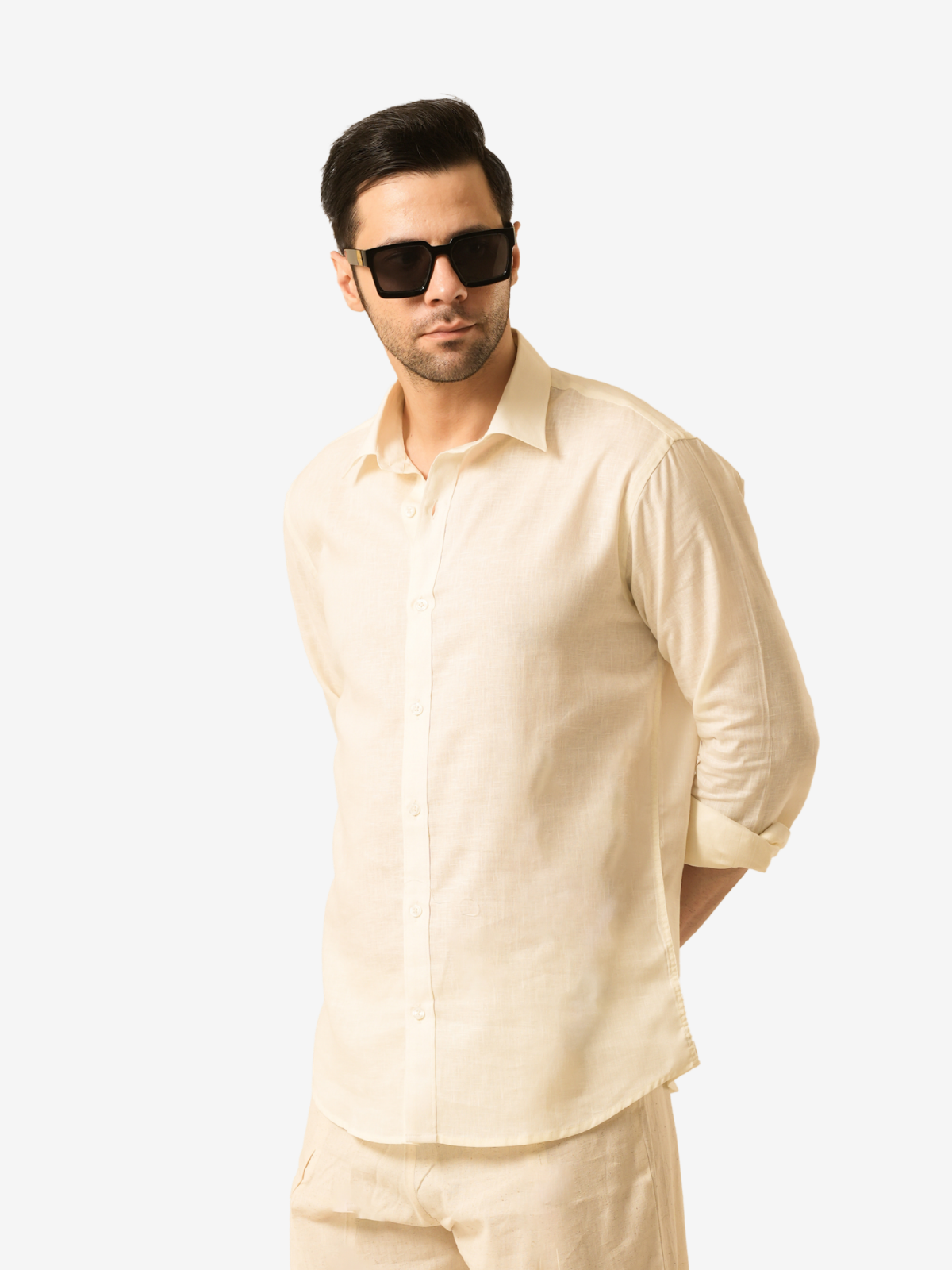 Ivory Mist Linen shirt