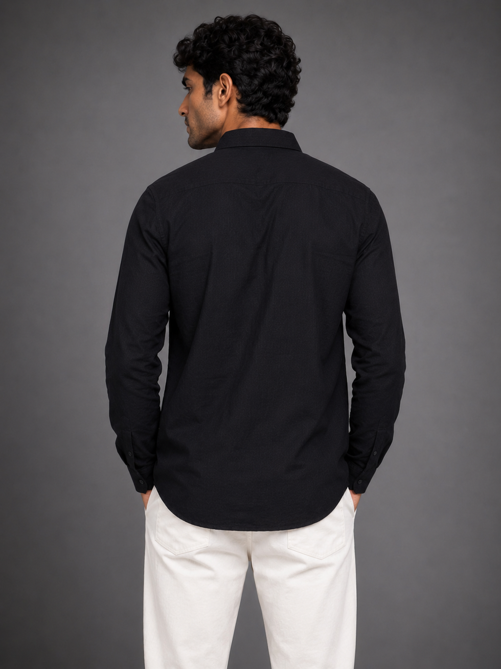 Black Linen Shirt