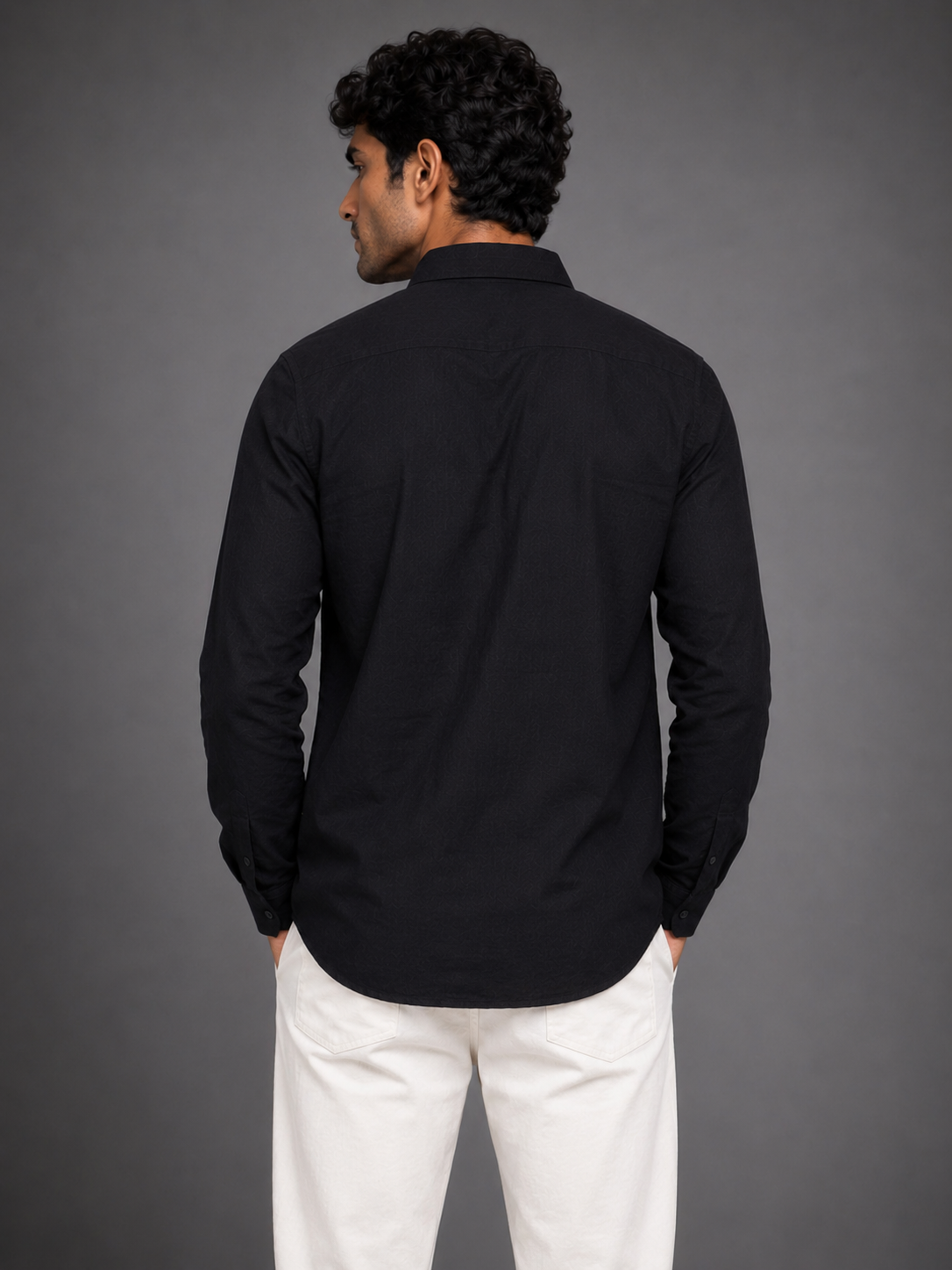 Black Linen Shirt