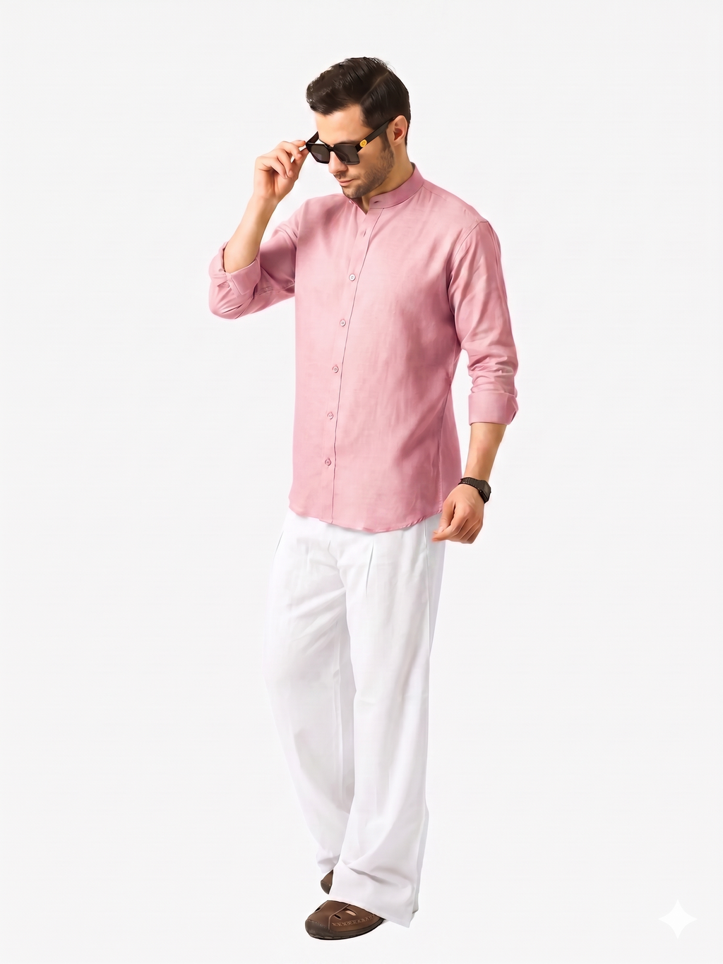 Baby Pink Linen shirt