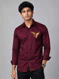 Maroon Falcon Signature Shirt