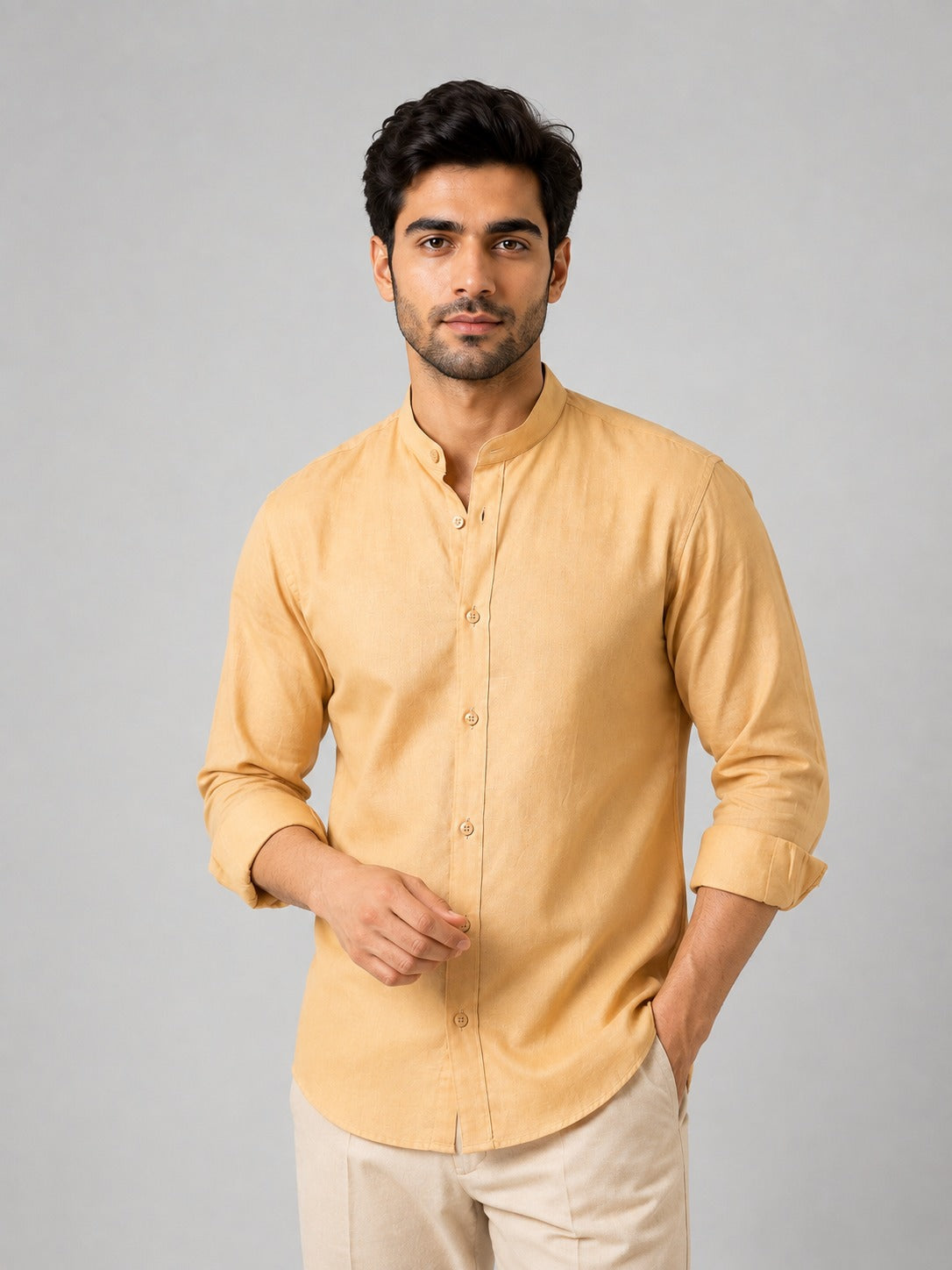 Desert Stone Linen Shirt