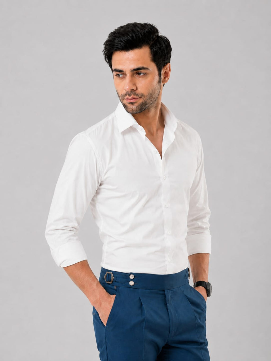 Pure White Premium-Fit