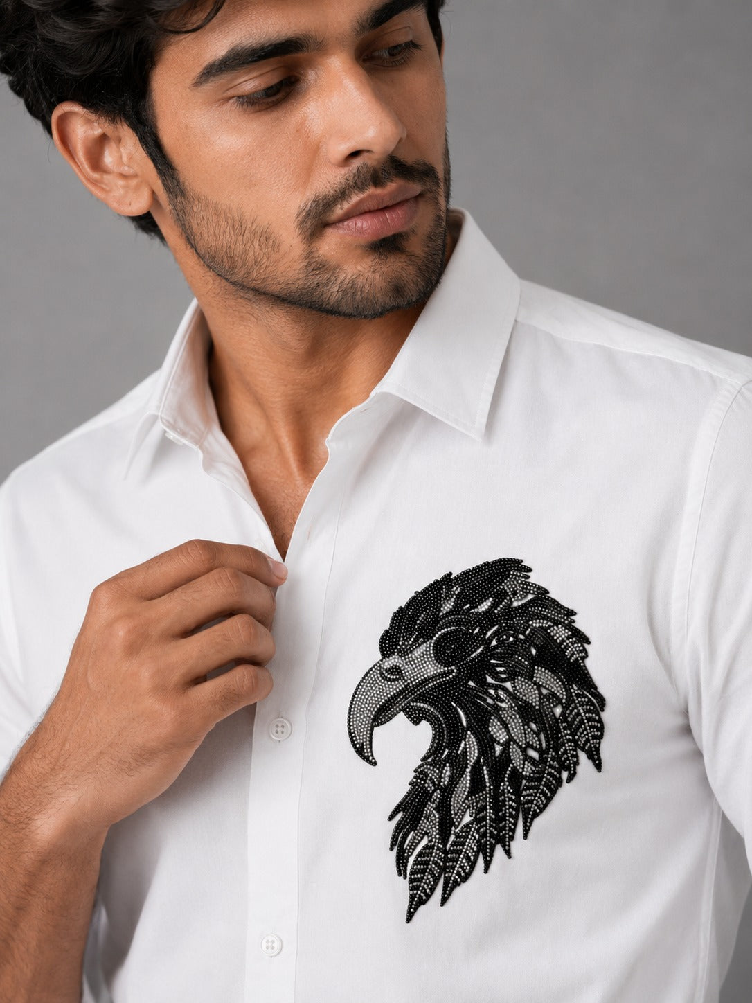 Vogue Eagle White Designer shirt