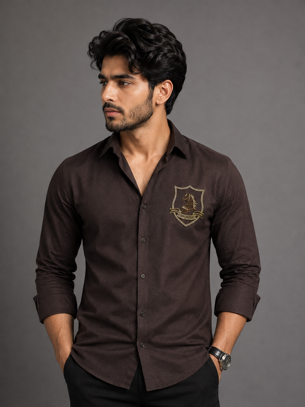 The Espresso Knight Designer shirt