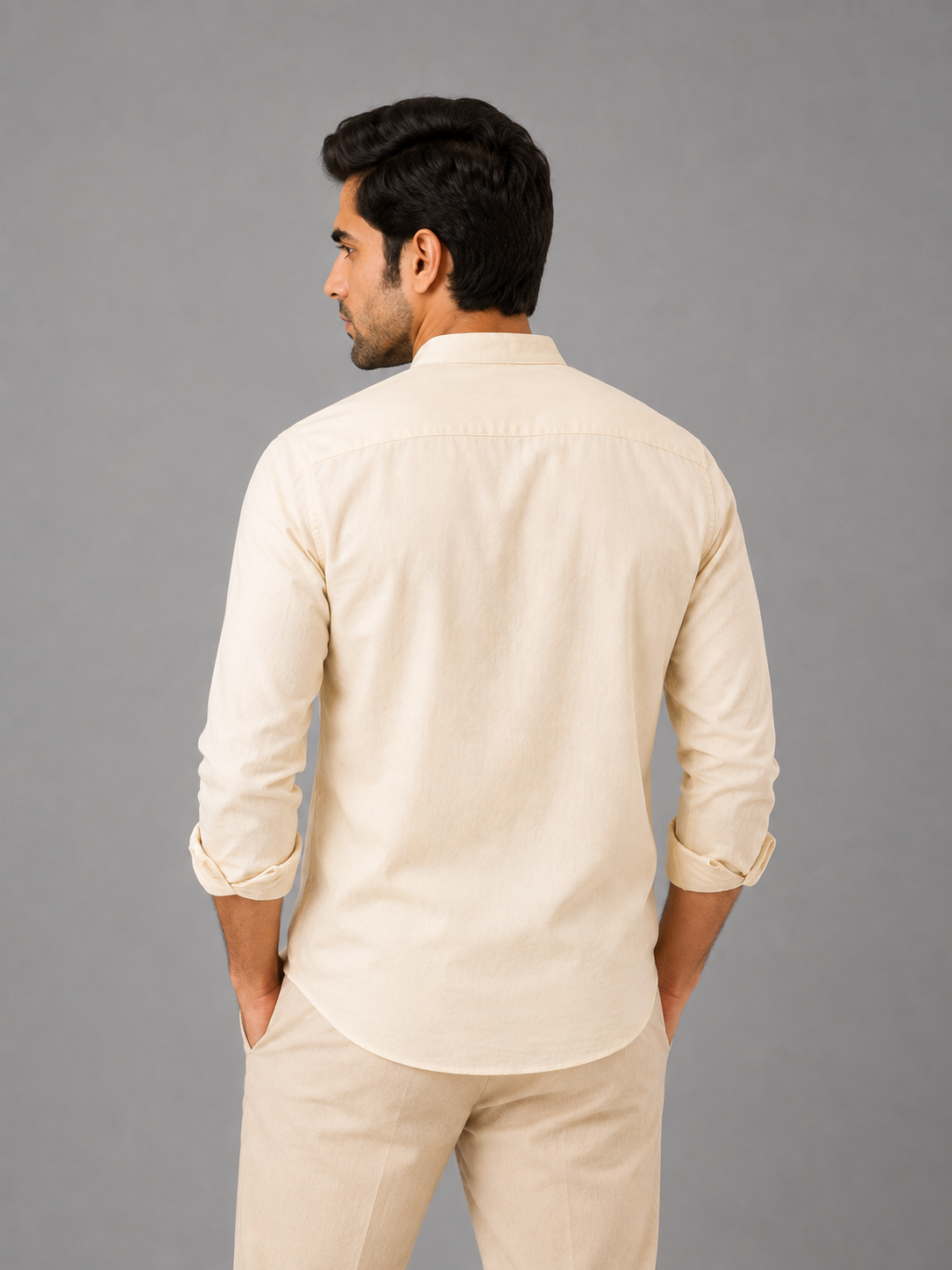 Ivory Mist Linen shirt