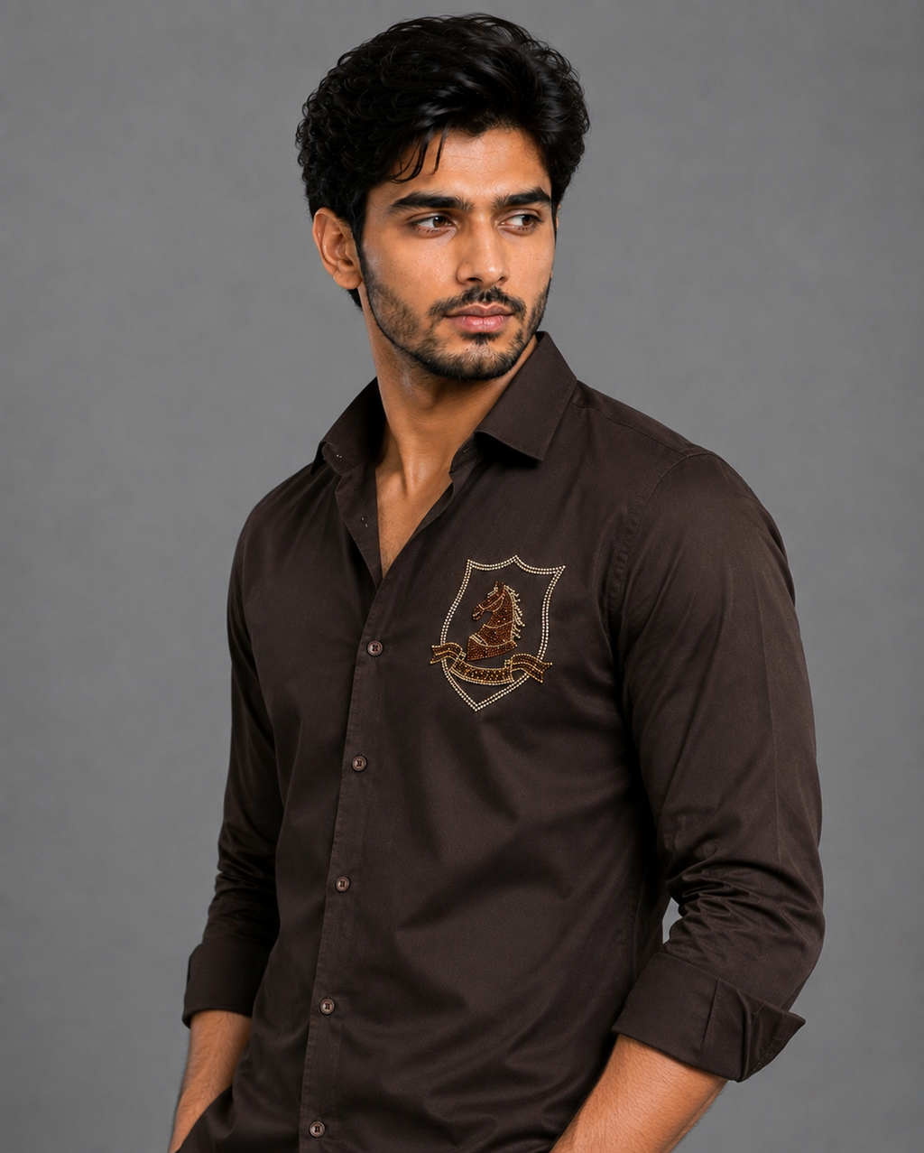 The Espresso Knight Designer shirt