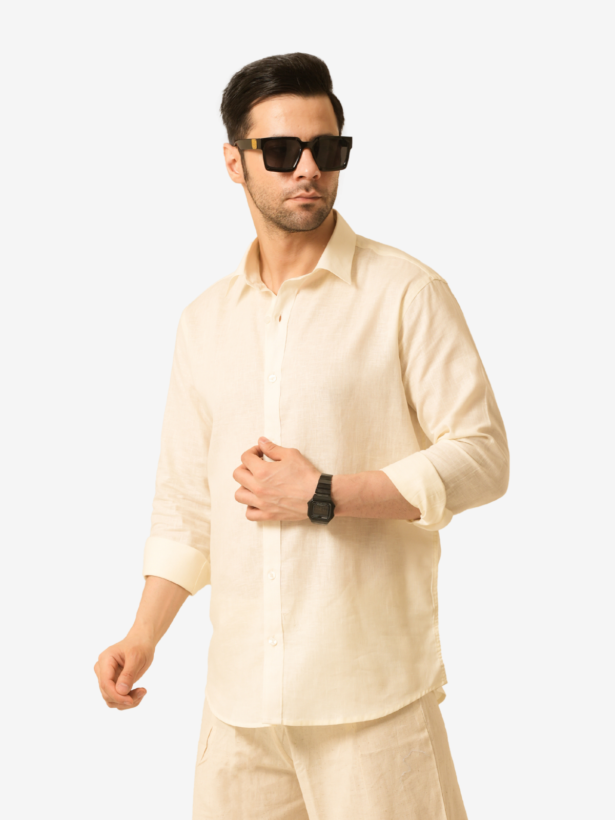 Ivory Mist Linen shirt