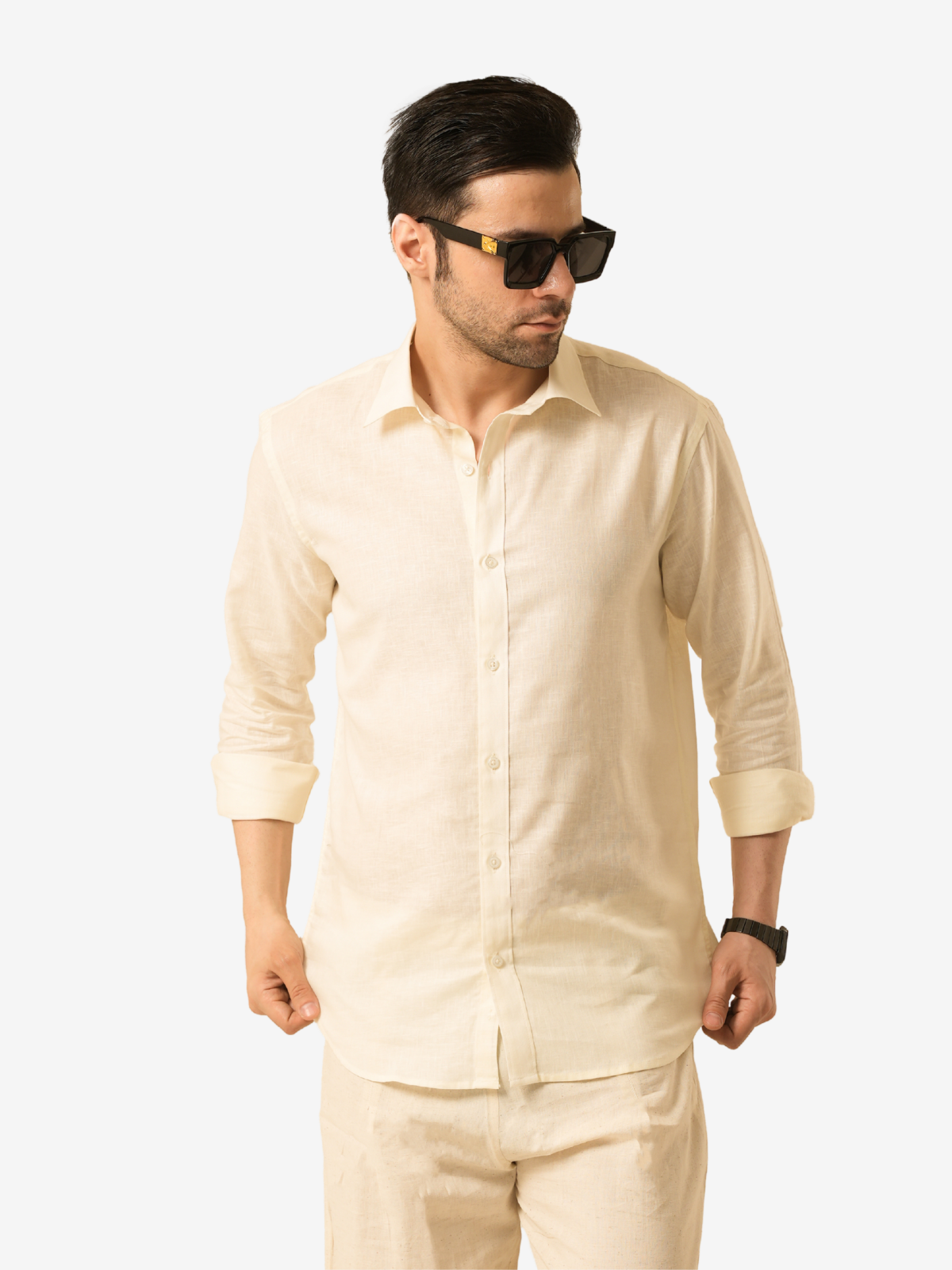 Ivory Mist Linen shirt