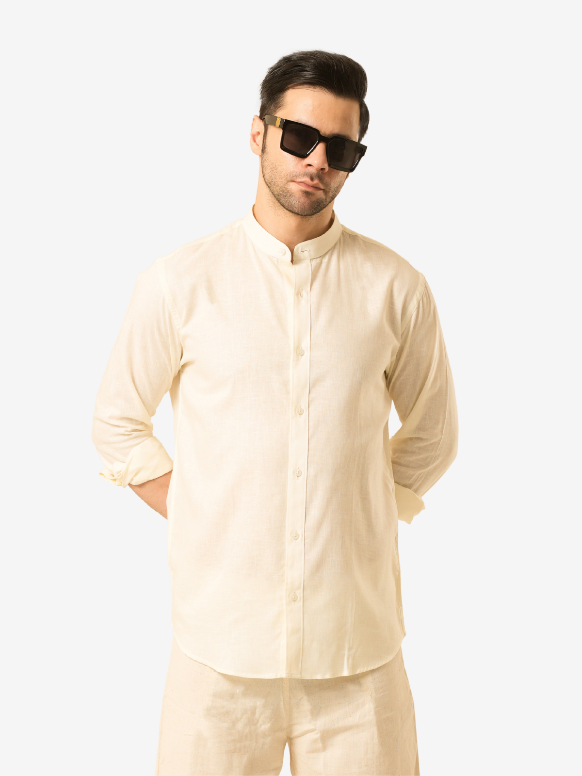 Ivory Mist Linen shirt