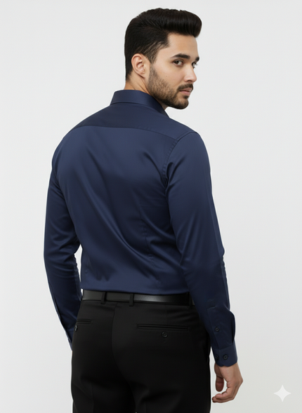 Midnight Navy Blue Luxe-Fit