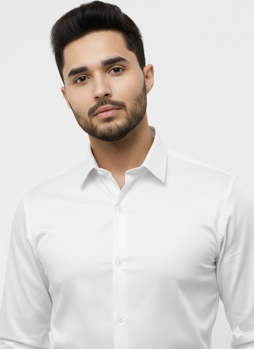 Pure White Premium-Fit