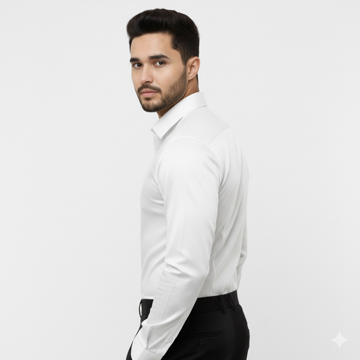 Pure White Premium-Fit